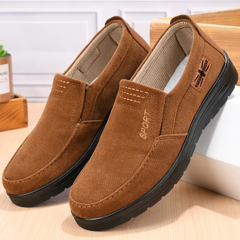 Herrenschuhe | Rutschfest | Bequem | Slipper | Freizeitschuhe für Herren-Gelb-38-Chaps Herrenmode