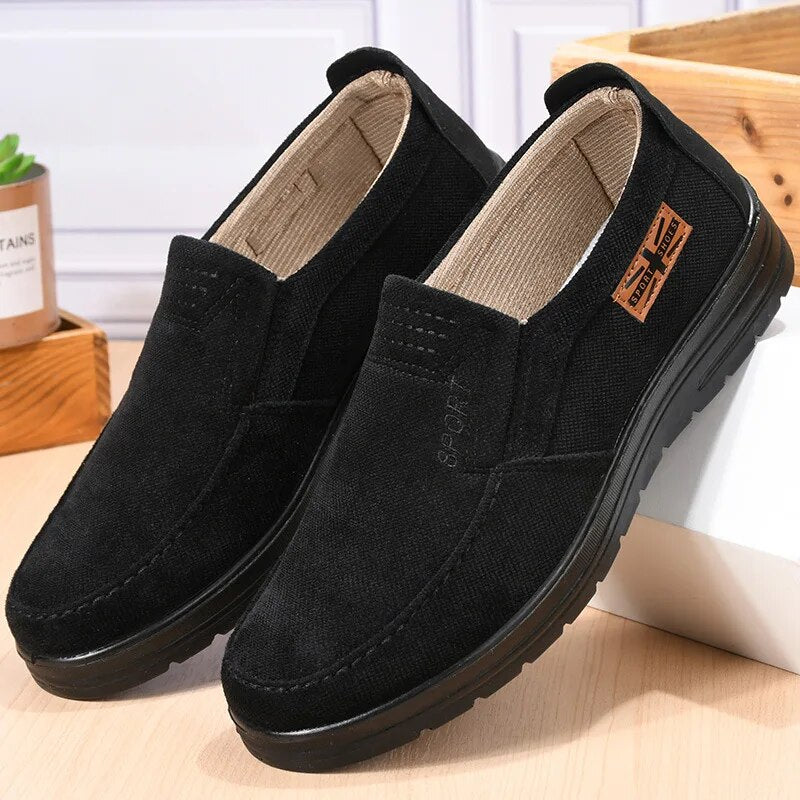 Herrenschuhe | Rutschfest | Bequem | Slipper | Freizeitschuhe für Herren-Schwarz-38-Chaps Herrenmode