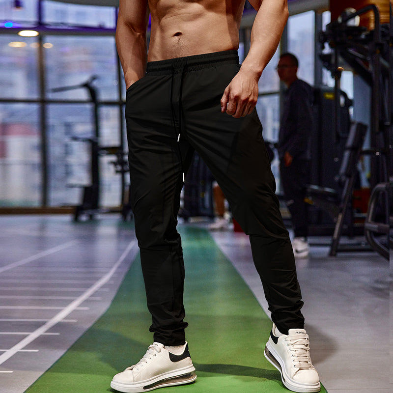 Jogger - Elastische Taille - Schnell trocknend - Trainingshosen - Herren Trainingshosen-Schwarz-S-Chaps Herrenmode
