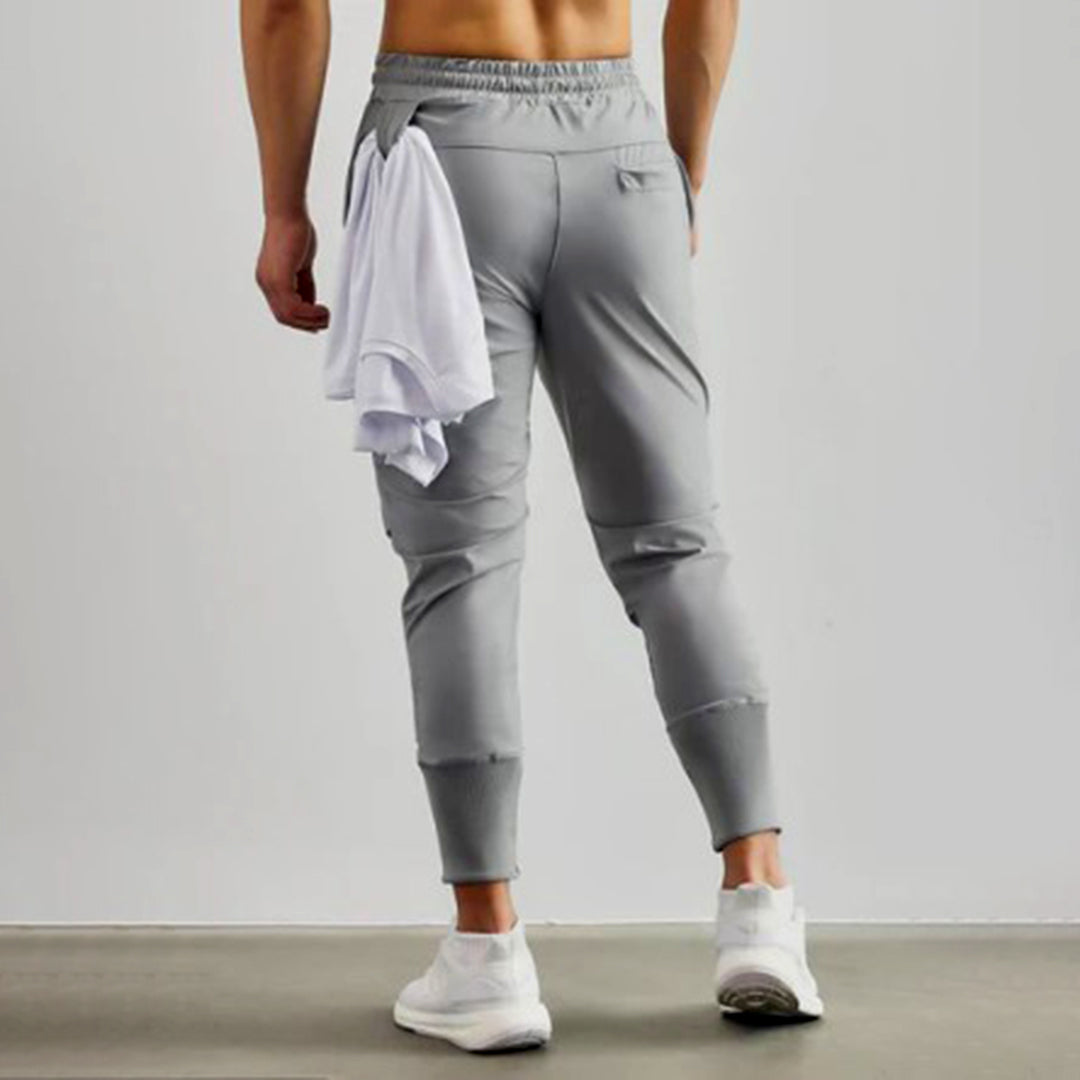Jogginghose | Elastischer Bund | Leicht | Sportbekleidung | Jogginghose für Herren-Chaps Herrenmode