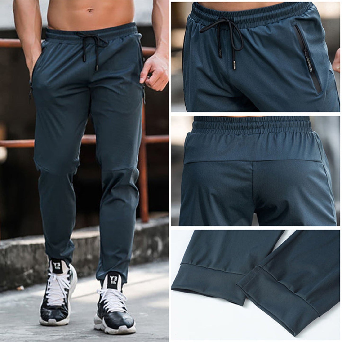 Jogginghose – Kordelzug – Leicht – Jogginghose – Activewear für Männer-Chaps Herrenmode