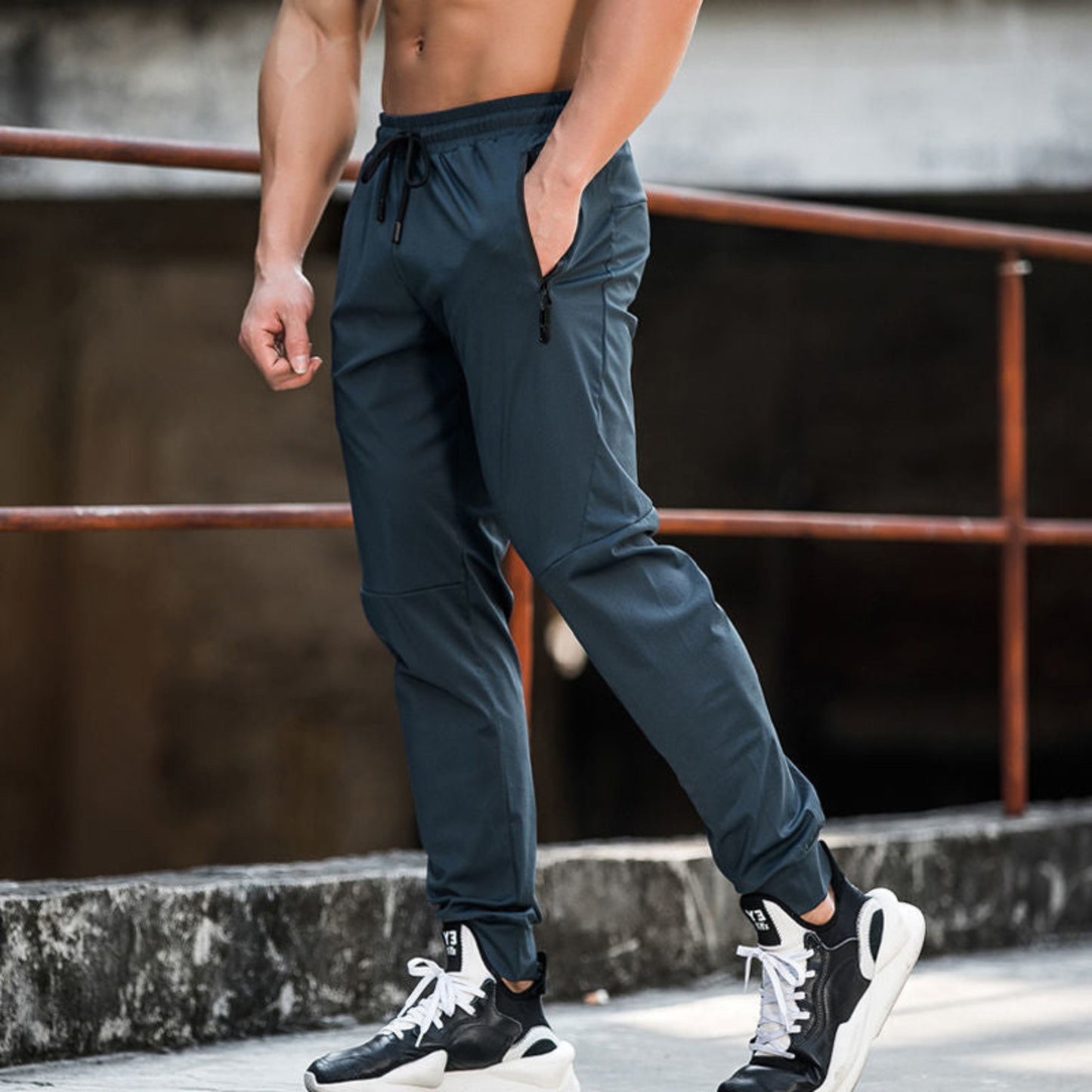 Jogginghose – Kordelzug – Leicht – Jogginghose – Activewear für Männer-Chaps Herrenmode