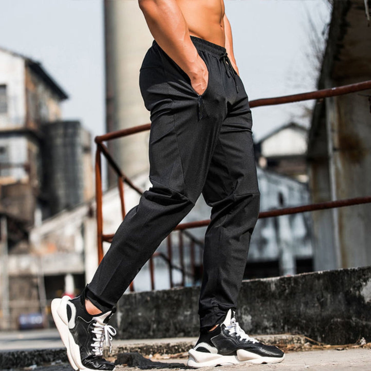 Jogginghose – Kordelzug – Leicht – Jogginghose – Activewear für Männer-Chaps Herrenmode