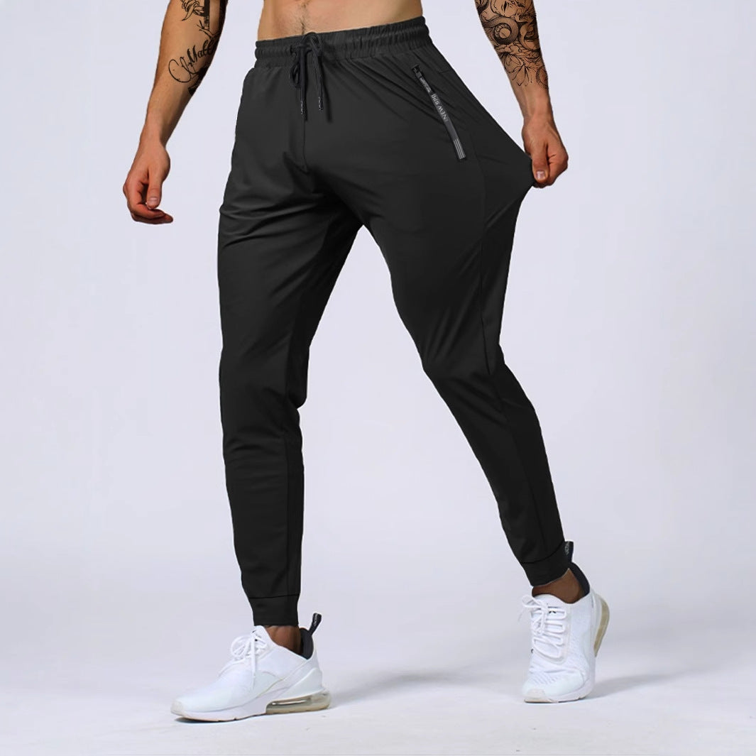 Jogginghose – Kordelzug – Skinny – Jogginghose – Trainingshose für Männer-Schwarz-XS-Chaps Herrenmode