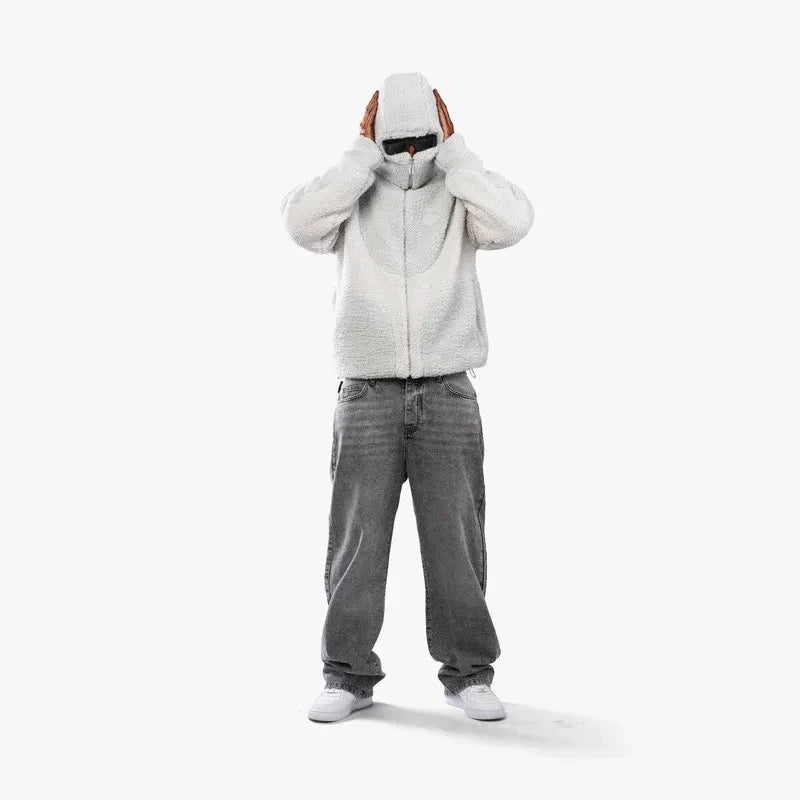 Kapuzenpullover mit Reißverschluss – Warm – Bequem – Fleece-Kapuzenpullover – Herren-Kapuzenpullover-Chaps Herrenmode