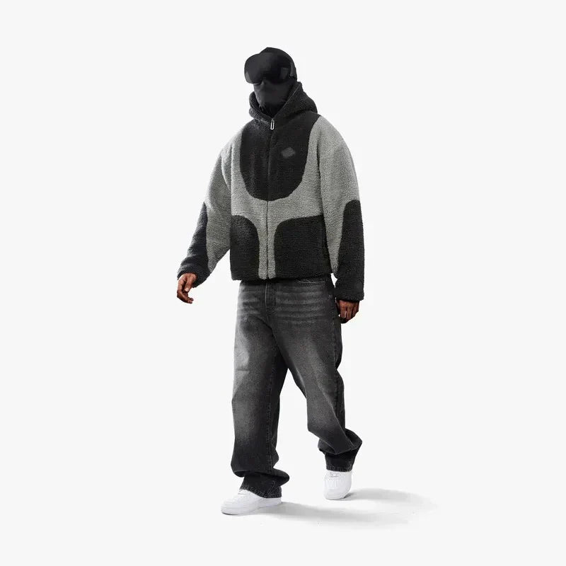 Kapuzenpullover mit Reißverschluss – Warm – Bequem – Fleece-Kapuzenpullover – Herren-Kapuzenpullover-Chaps Herrenmode