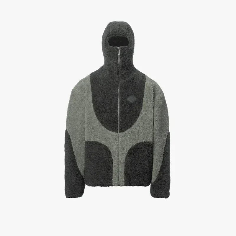 Kapuzenpullover mit Reißverschluss – Warm – Bequem – Fleece-Kapuzenpullover – Herren-Kapuzenpullover-Grau-XS-Chaps Herrenmode