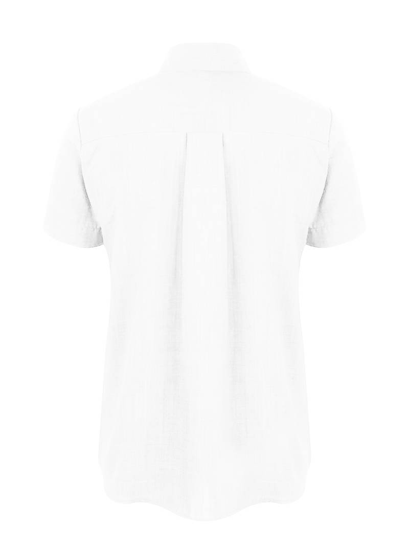 Kurzarmhemd – Leichtes Herrenhemd mit Kragen und Knöpfen-Chaps Herrenmode