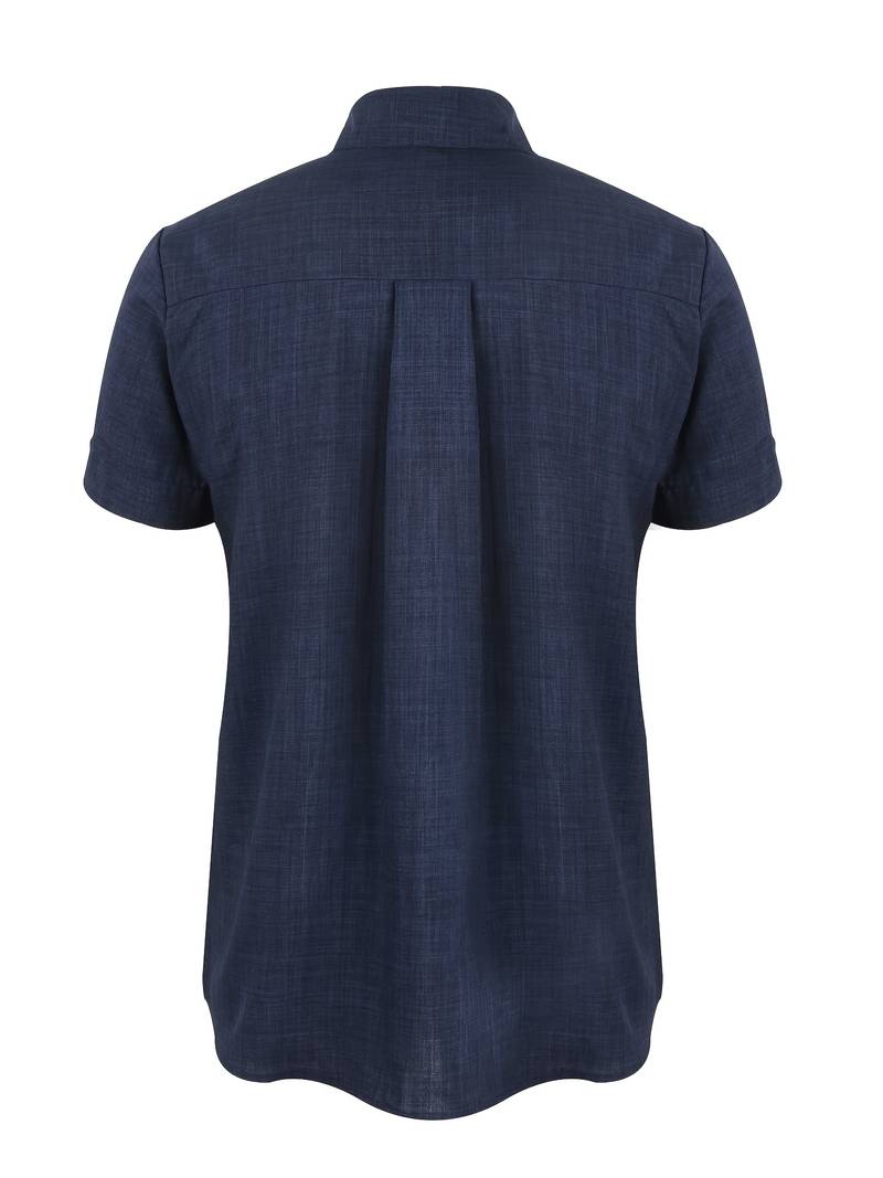 Kurzarmhemd – Leichtes Herrenhemd mit Kragen und Knöpfen-Chaps Herrenmode