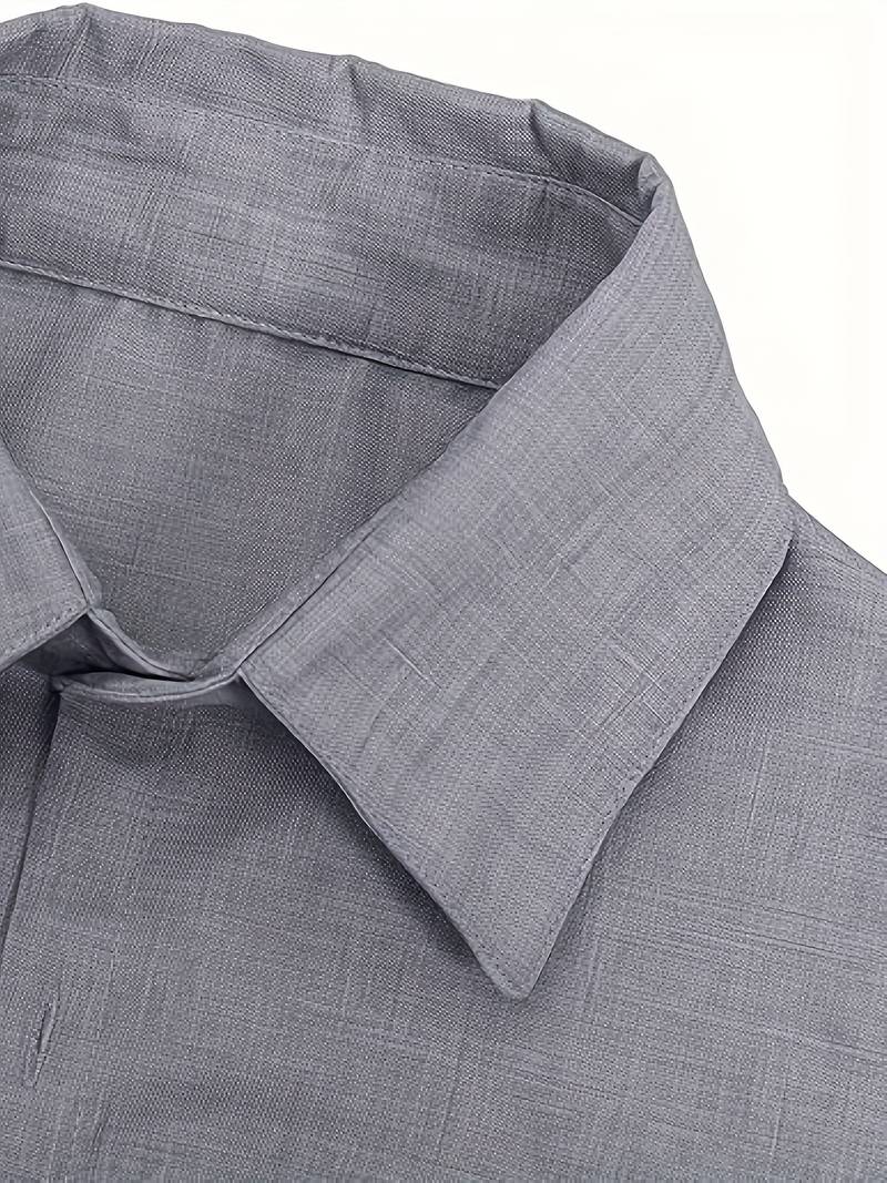 Kurzarmhemd – Leichtes Herrenhemd mit Kragen und Knöpfen-Chaps Herrenmode