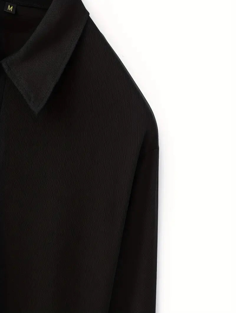 Langarm-Polohemd – Atmungsaktiv – Halbgeknöpft – Polohemd – Herrenhemden-Chaps Herrenmode