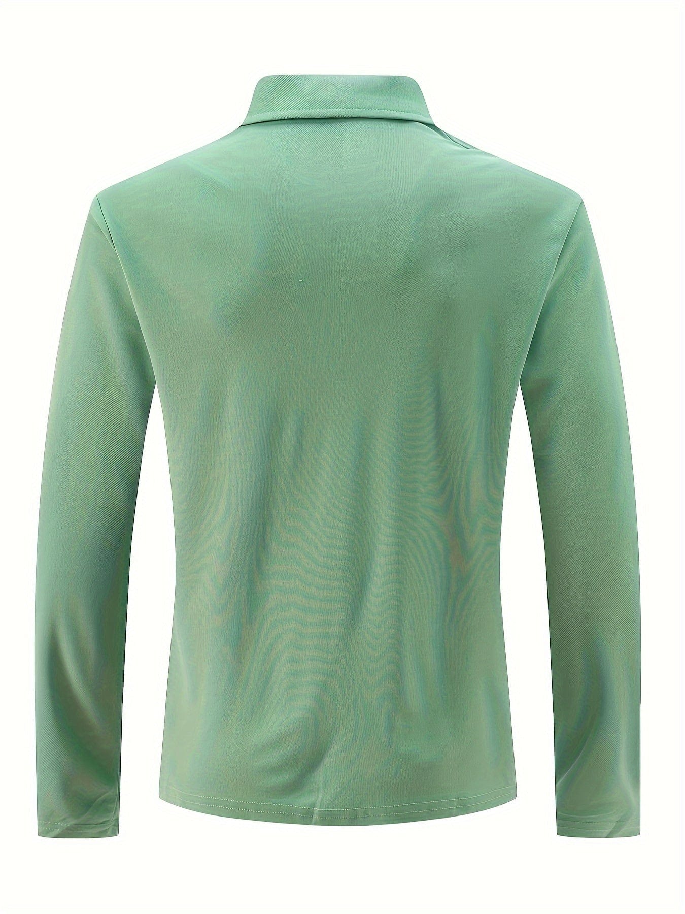 Langarm-Polohemd – Klassisches Herren-Polohemd mit halben Knöpfen-Chaps Herrenmode