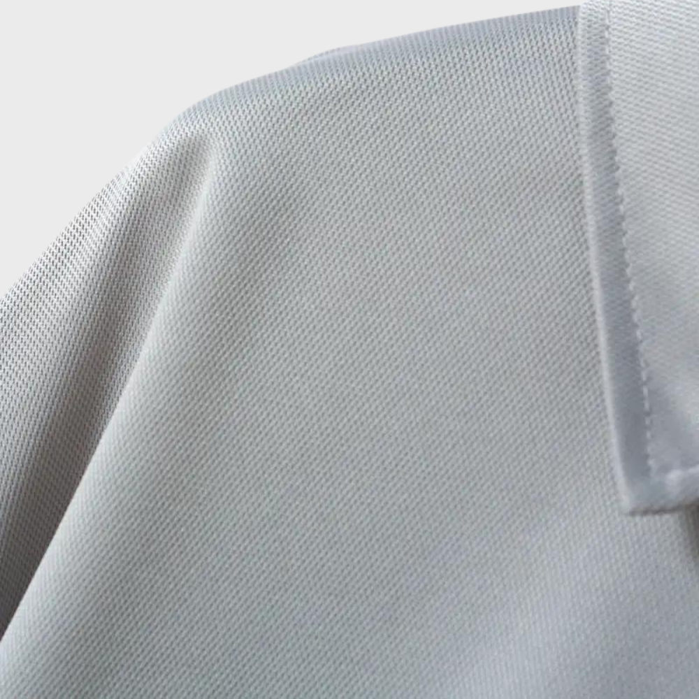 Langarm-Polohemd – halbe Knopfleiste – Umlegekragen – Langarmhemd – Herrenhemden-Chaps Herrenmode
