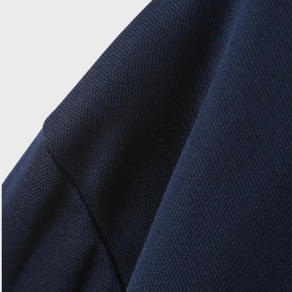 Langarm-Polohemd – halbe Knopfleiste – Umlegekragen – Langarmhemd – Herrenhemden-Chaps Herrenmode