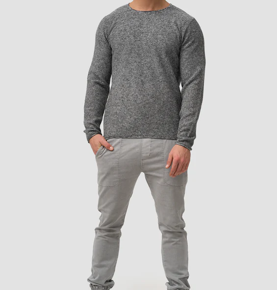 Langarm-Shirt – Lässiger Rundhalspullover für Männer-Chaps Herrenmode
