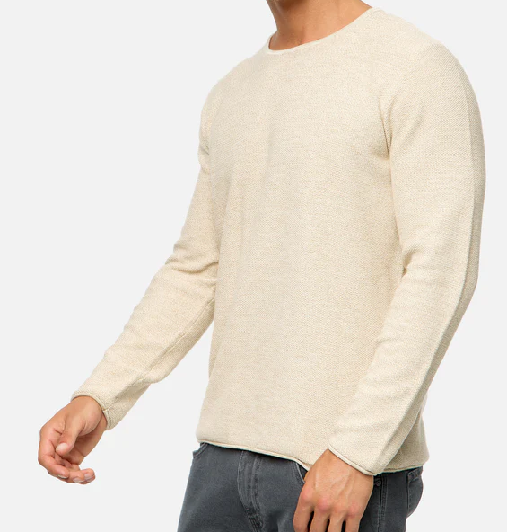 Langarm-Shirt – Lässiger Rundhalspullover für Männer-Chaps Herrenmode