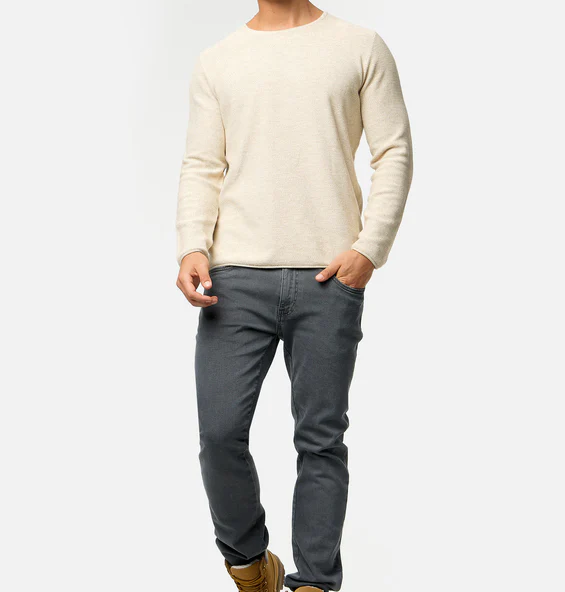 Langarm-Shirt – Lässiger Rundhalspullover für Männer-Chaps Herrenmode