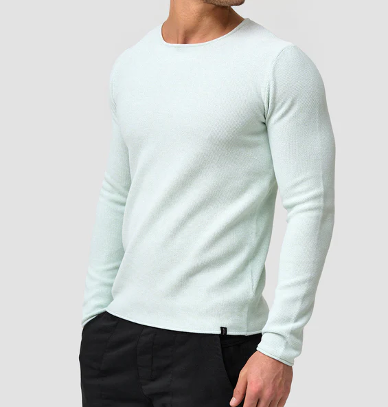 Langarm-Shirt – Lässiger Rundhalspullover für Männer-Chaps Herrenmode