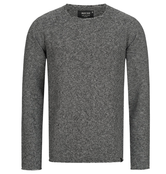 Langarm-Shirt – Lässiger Rundhalspullover für Männer-Holzkohle-Mix-XS-Chaps Herrenmode