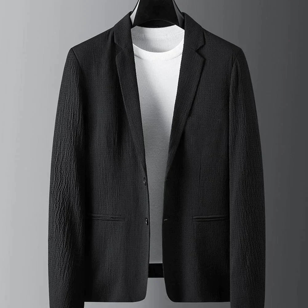 Lässiger Anzug | Leicht | Kordelzug | Hosen- und Blazer-Set | Zweiteiliges Set für Männer-Chaps Herrenmode