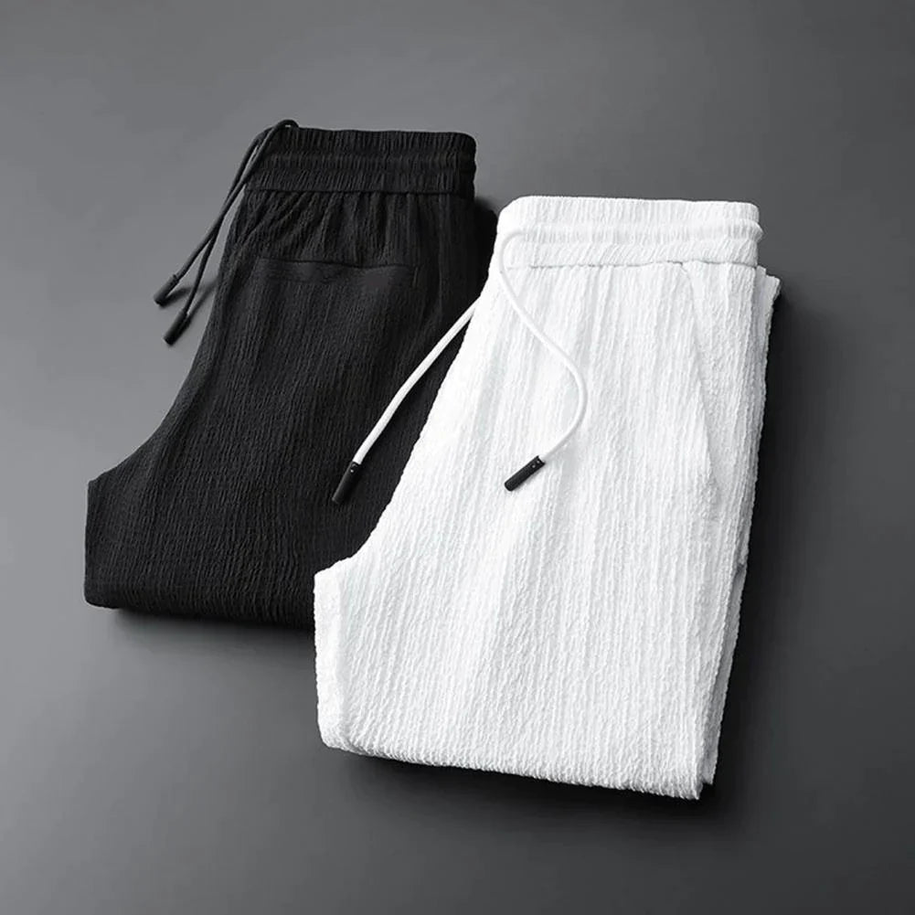 Lässiger Anzug | Leicht | Kordelzug | Hosen- und Blazer-Set | Zweiteiliges Set für Männer-Chaps Herrenmode