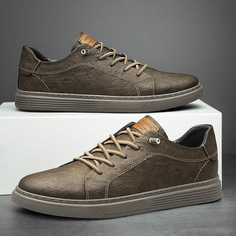 Leder-Sneaker | Alltag | Laufen | Slipper-Sneaker | Herrenschuhe-Chaps Herrenmode