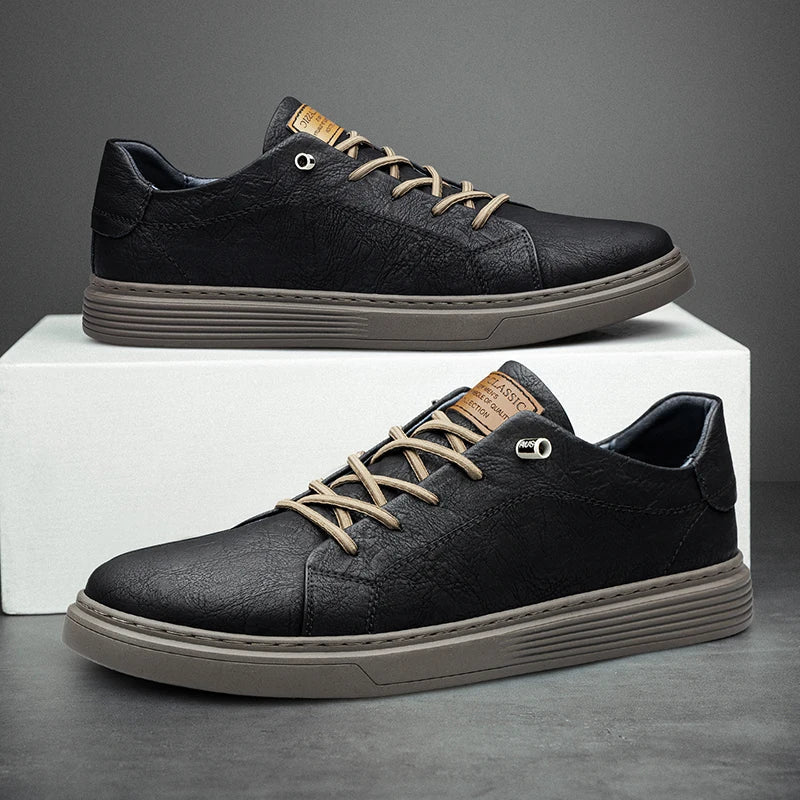 Leder-Sneaker | Alltag | Laufen | Slipper-Sneaker | Herrenschuhe-Chaps Herrenmode