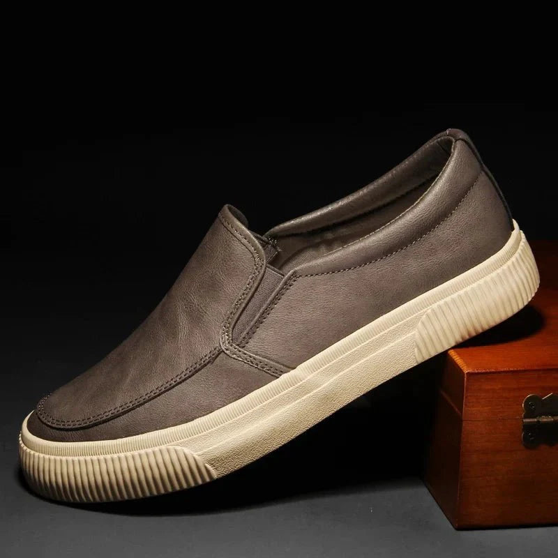 Lederschuhe - Bequeme Herren-Schuhe mit Gummisohle-Chaps Herrenmode