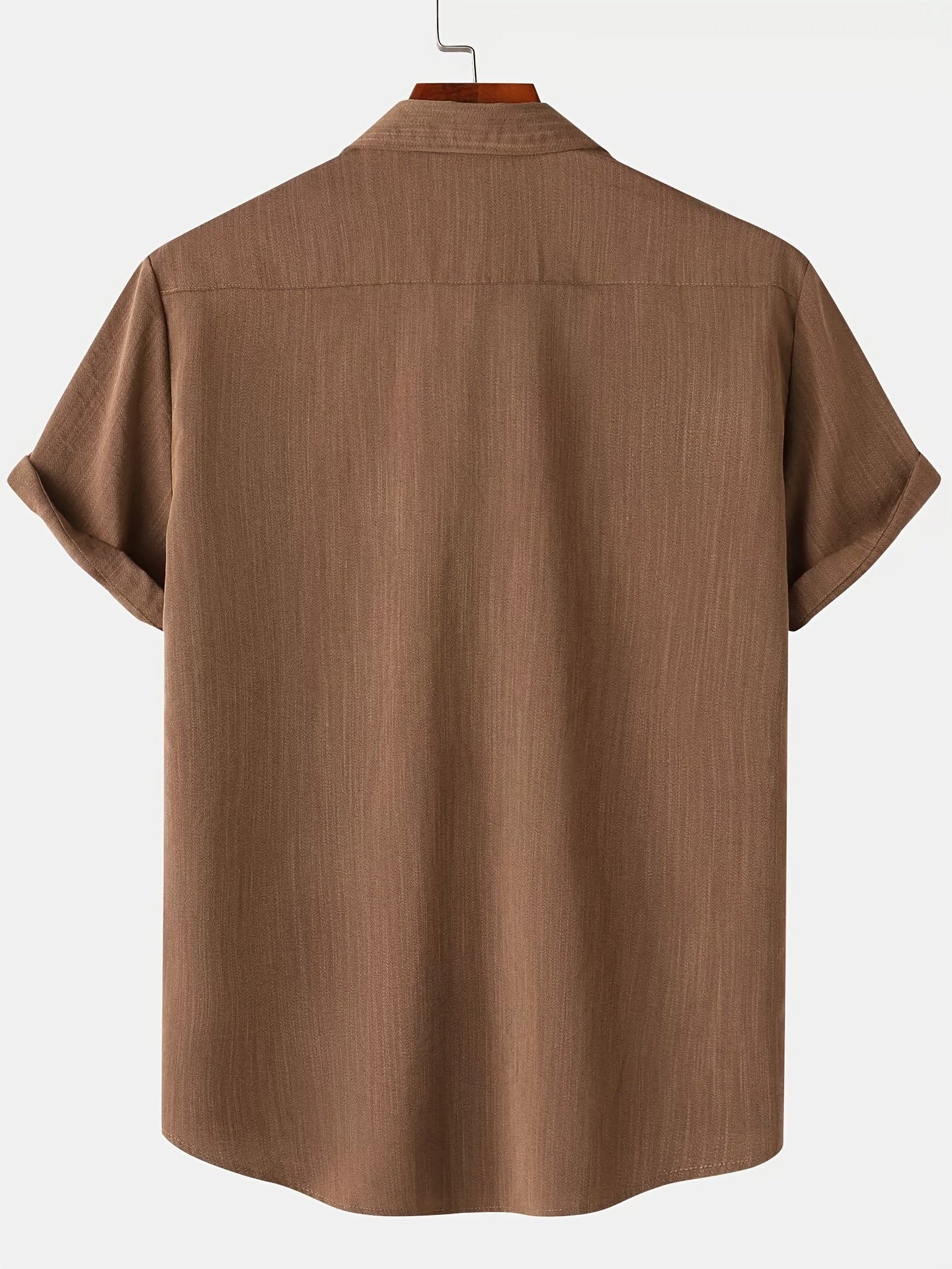 Leinenhemd - Kurzarm - Button-Up - Sommerhemd - Herrenhemden-Chaps Herrenmode