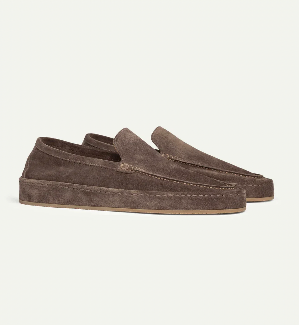 Mokassins - Bequeme flache Slipper für Männer aus Wildleder Loafer Schuhe-Chaps Herrenmode