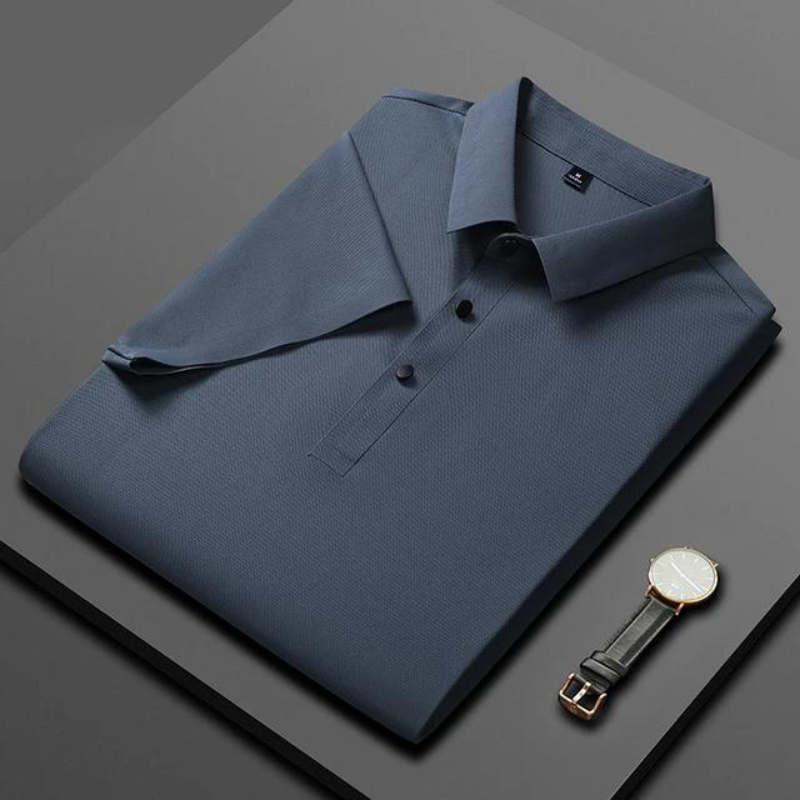 Napoli Seiden Polo-Dunkelblau-XS-Chaps Herrenmode