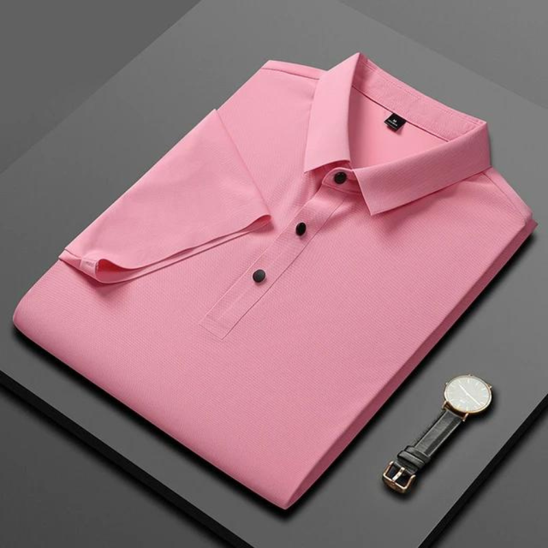 Napoli Seiden Polo-Rosa-XS-Chaps Herrenmode