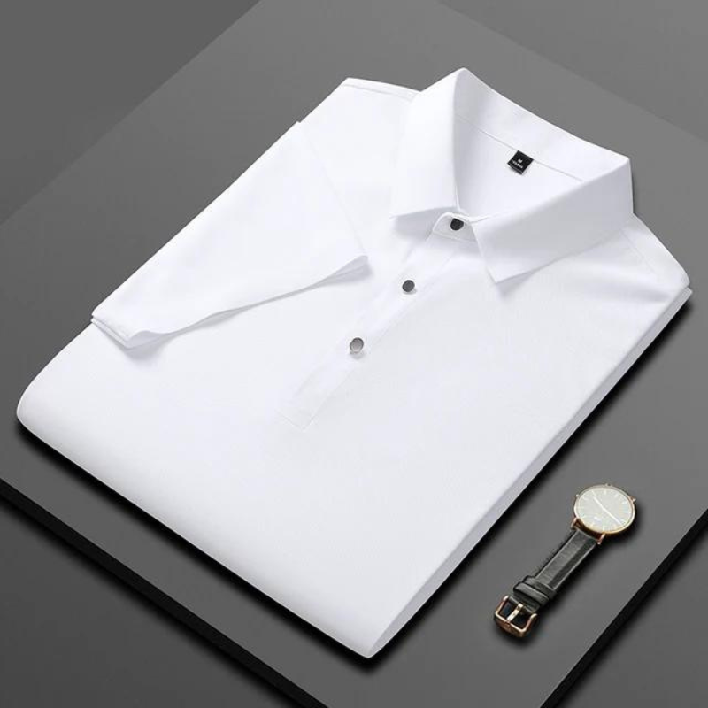 Napoli Seiden Polo-Weiß-XS-Chaps Herrenmode