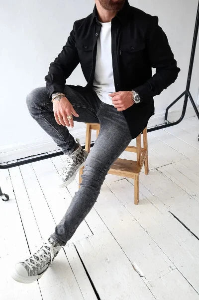 Oberhemd | Langarm | Hemdjacke | Herrenkleidung-Chaps Herrenmode