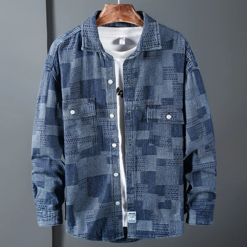 Oberhemd – mit Knöpfen – langärmlig – Sakko – Herrenbekleidung-Chaps Herrenmode