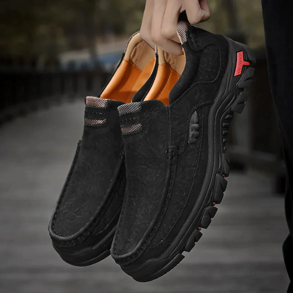 Orthopädische Schuhe - Ergonomisch - Rutschfest - Slip-On Schuhe - Herrenschuhe-Schwarz-39-Chaps Herrenmode