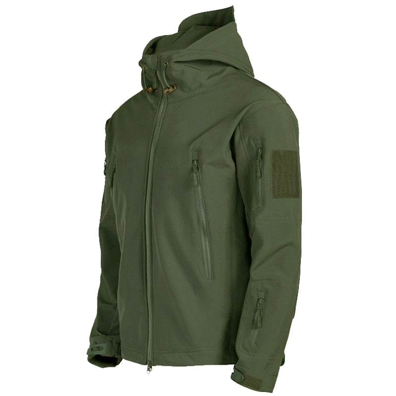 Outdoor-Jacke – Wasserdichte Windjacke mit Kapuze und Fleecefutter für Herren-Chaps Herrenmode