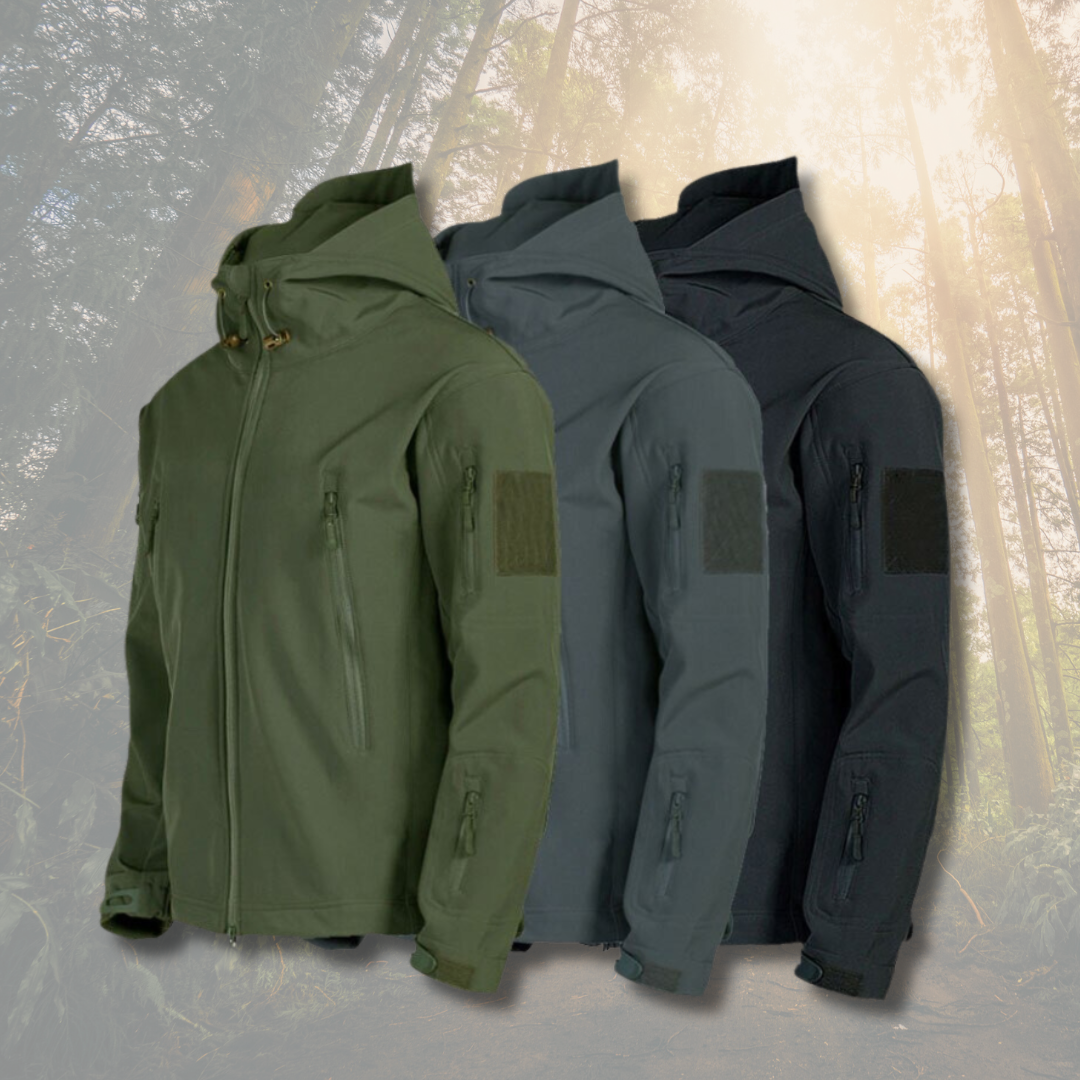 Outdoor-Jacke – mit Kapuze – taktisch – Windbreaker-Jacke – Herrenjacke-Chaps Herrenmode