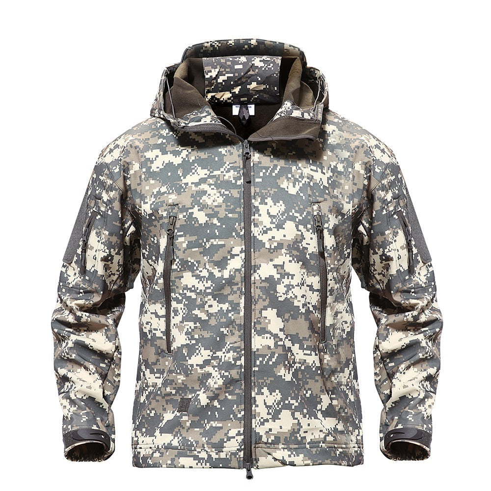 Outdoorjacke – Tactical – Wasserdicht – Windbreakerjacke – Herrenjacke-ACU-XS-Chaps Herrenmode