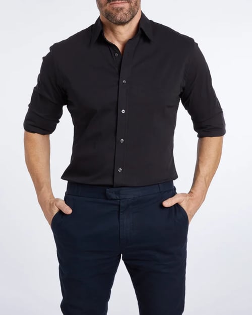 Oxford-Hemd | Knitterfrei | Mit Knöpfen | Hemd | Bügelfreies Hemd für Männer-Chaps Herrenmode