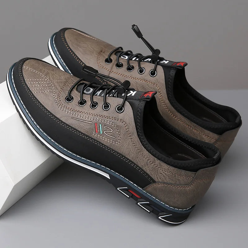 Oxford-Schuhe | Slip-Ons | Bequem | Wanderschuhe | Herrenschuhe-Khaki-38-Chaps Herrenmode