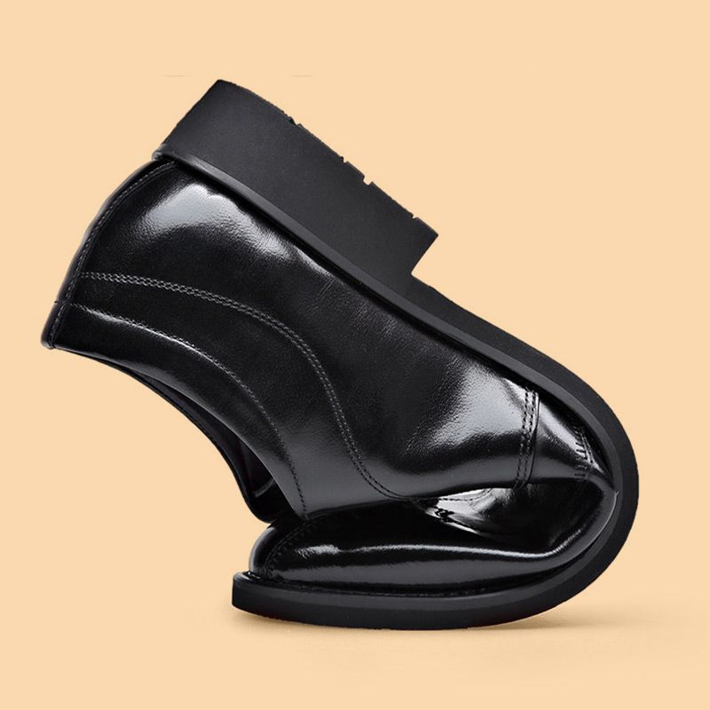 Oxford-Schuhe - Stilvolle flache Lederschuhe zum Hineinschlüpfen für Männer-Chaps Herrenmode