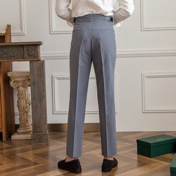 Plisseehose – Stilvolle Herrenhose mit verstellbarem Bund für formelle Anlässe-Chaps Herrenmode