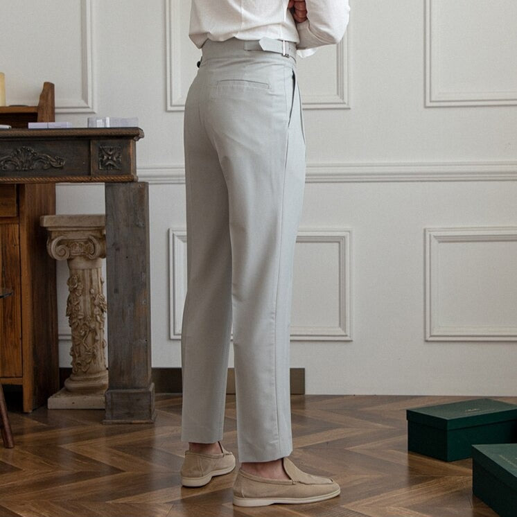 Plisseehose – Stilvolle Herrenhose mit verstellbarem Bund für formelle Anlässe-Chaps Herrenmode