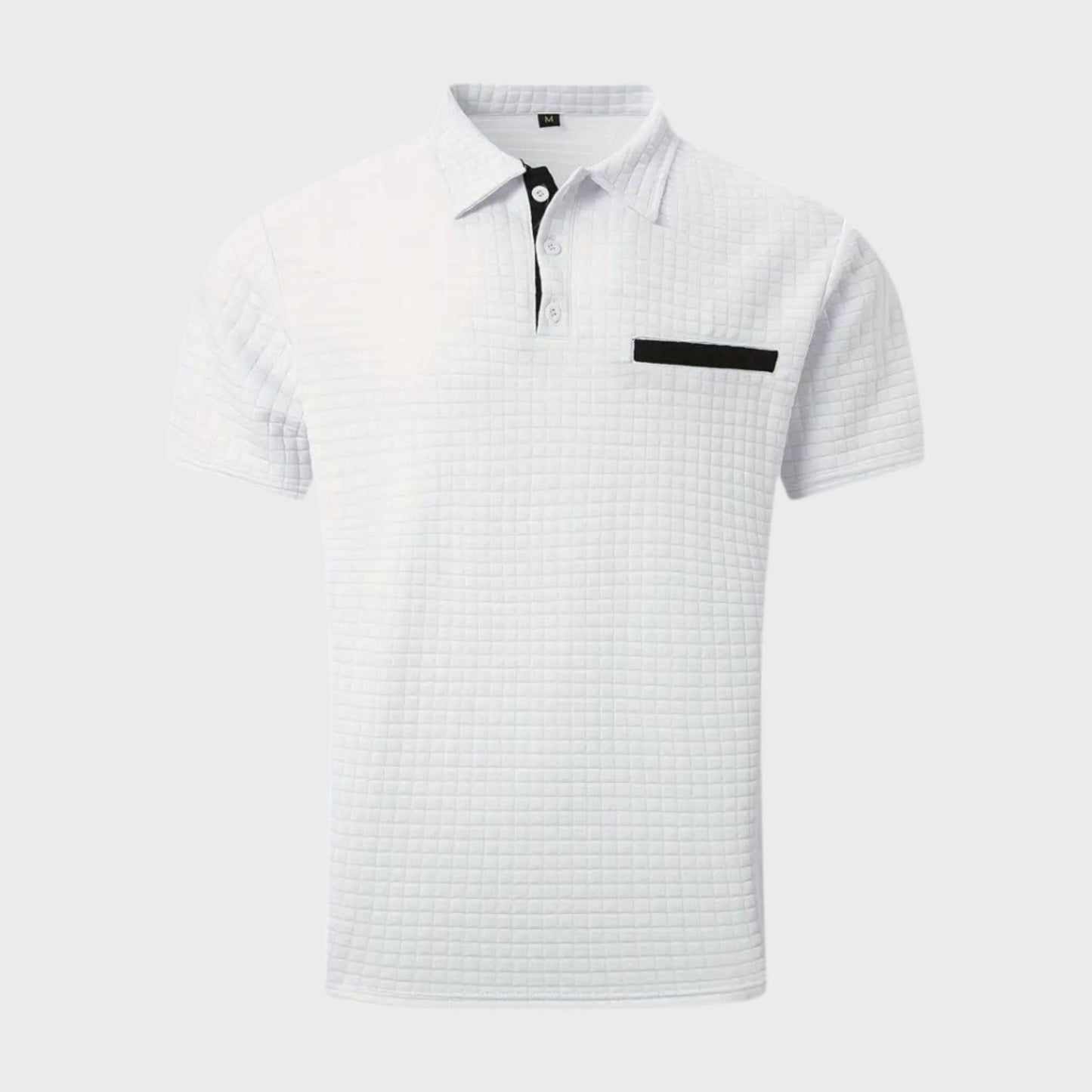 Polo-Shirt | Knopfleiste am Kragen | Brusttasche | T-Shirt mit Kragen | Polo-Shirts für Männer-Chaps Herrenmode