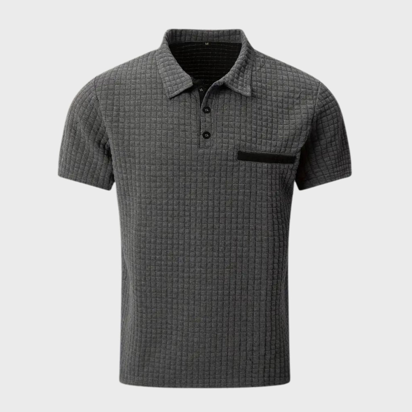 Polo-Shirt | Knopfleiste am Kragen | Brusttasche | T-Shirt mit Kragen | Polo-Shirts für Männer-Chaps Herrenmode