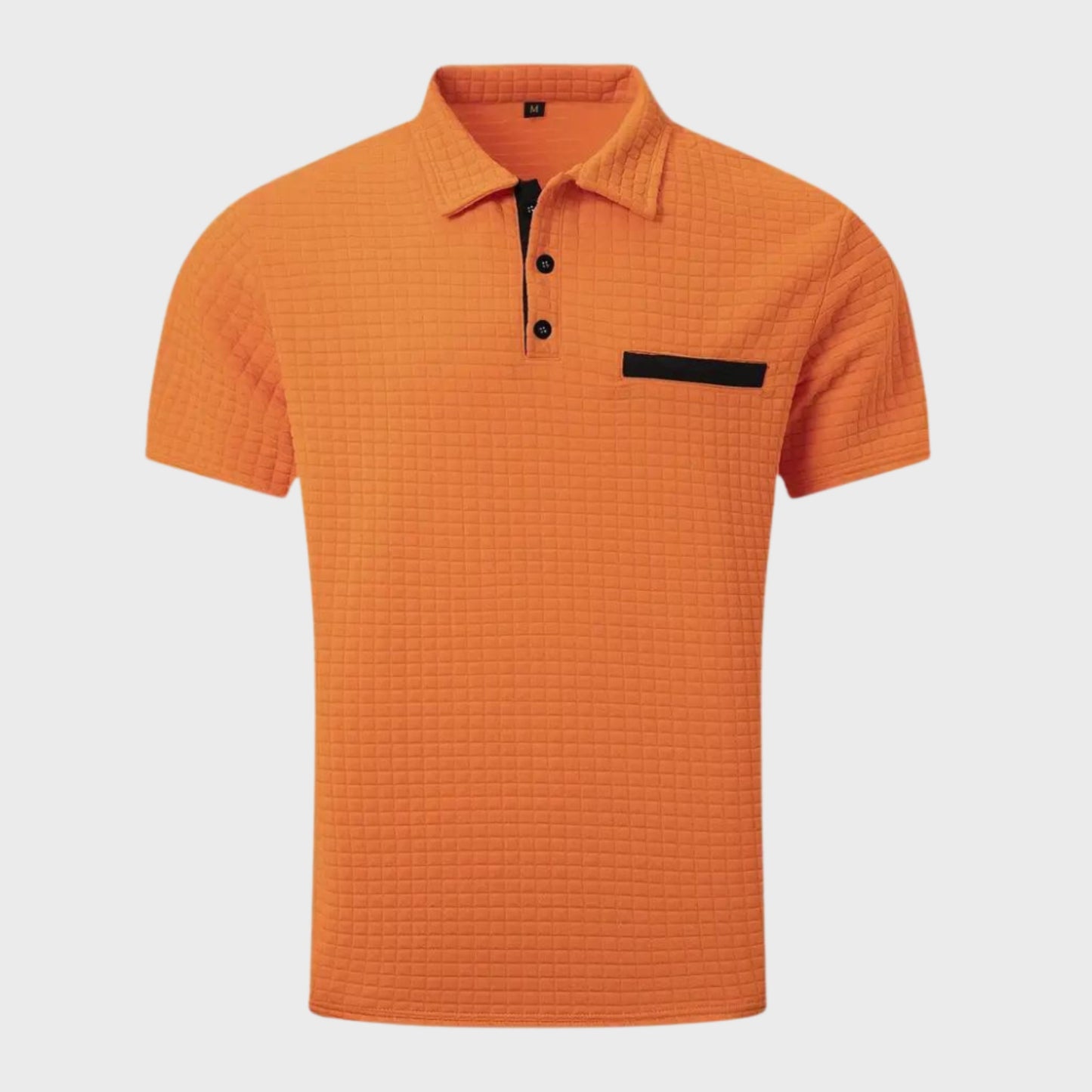 Polo-Shirt | Knopfleiste am Kragen | Brusttasche | T-Shirt mit Kragen | Polo-Shirts für Männer-Chaps Herrenmode
