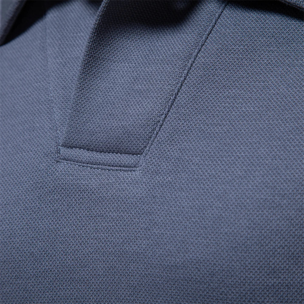 Polo-Sweatshirt | Umlegekragen | Normale Passform | Langarm-Poloshirts | Herrenbekleidung-Chaps Herrenmode