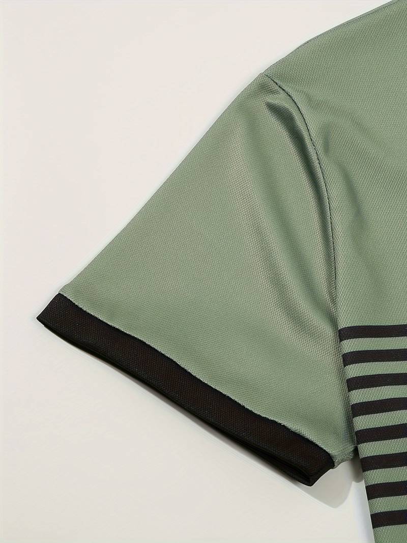 Polo T-Shirt | Gestreift | Kurzarm | Poloshirts | Herrenhemden-Chaps Herrenmode