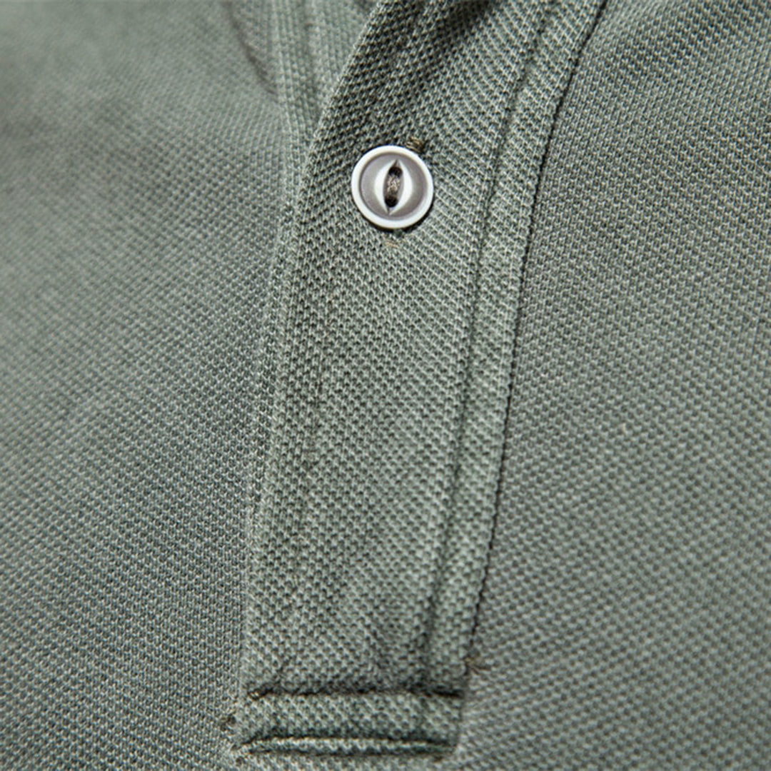 Polo-T-Shirt | Kurzarm | Mit Knöpfen | Polohemden | T-Shirts für Herren-Chaps Herrenmode